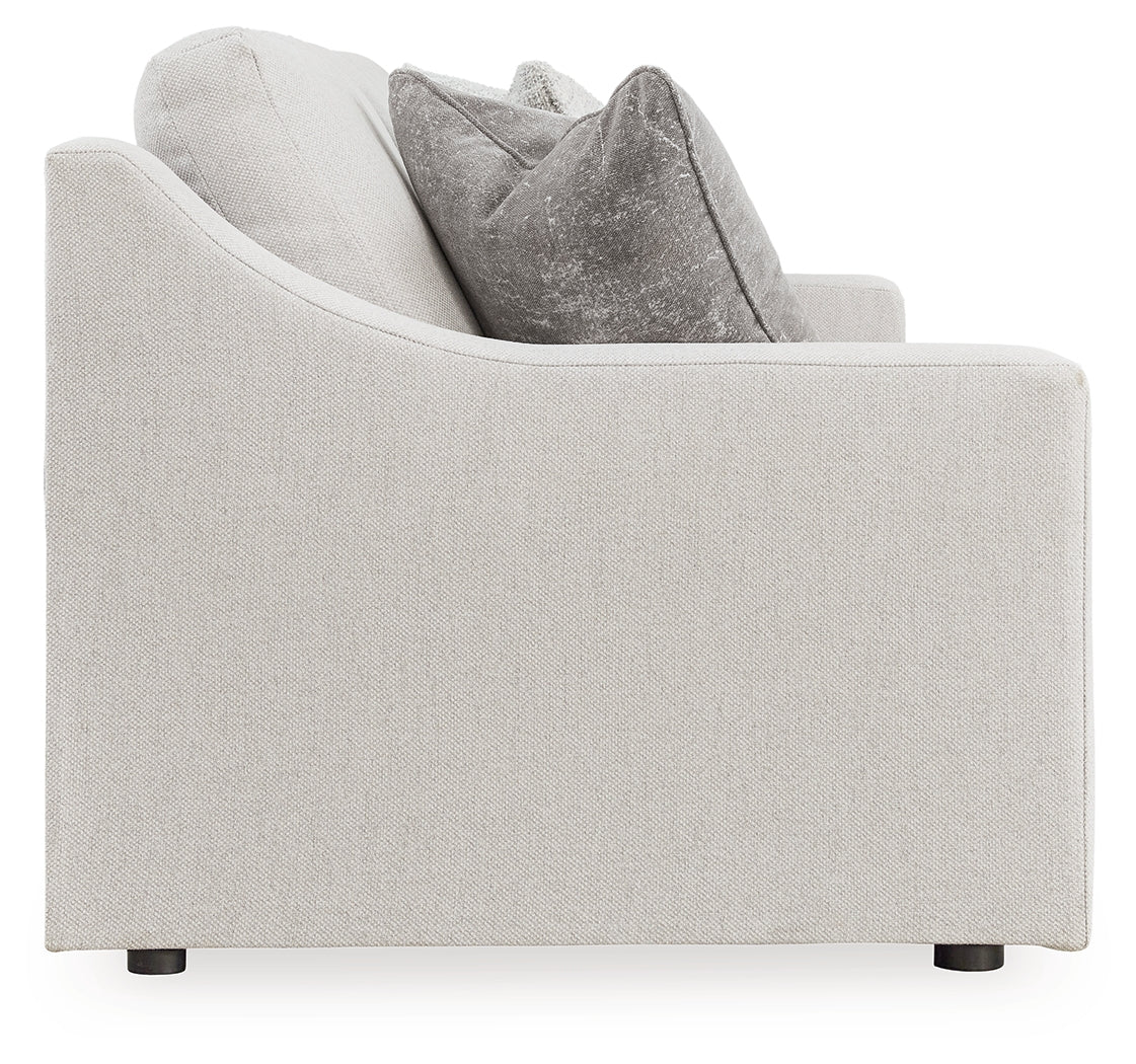 Maitelynn Chalk Sofa, Loveseat, Chair and Ottoman by Ashley at Eve Furniture