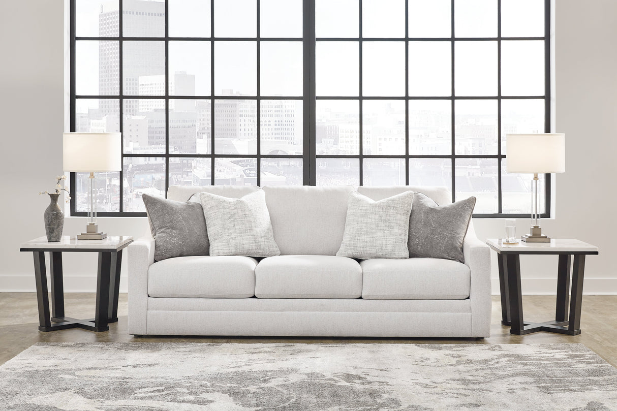 Maitelynn Chalk Sofa, Loveseat, Chair and Ottoman by Ashley at Eve Furniture