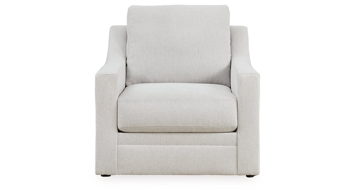 Maitelynn Chalk Sofa, Loveseat, Chair and Ottoman by Ashley at Eve Furniture