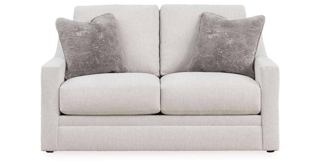 Maitelynn Chalk Sofa, Loveseat, Chair and Ottoman by Ashley at Eve Furniture