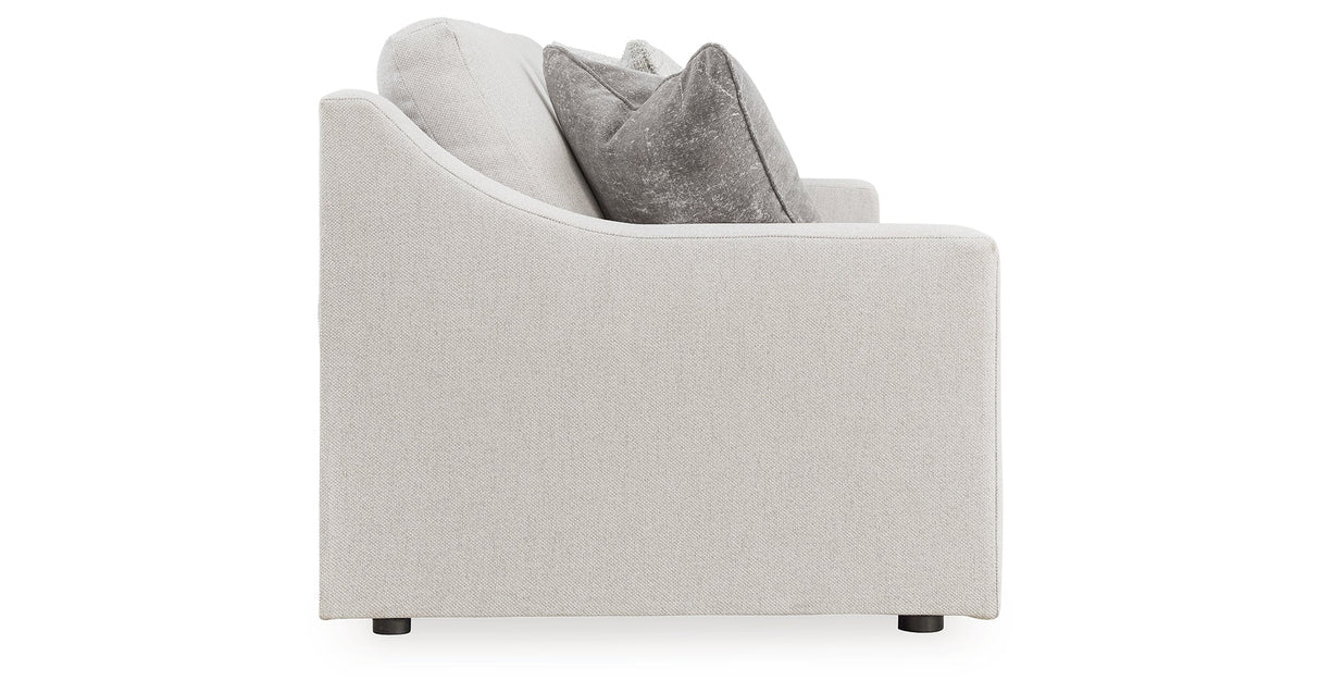 Maitelynn Chalk Sofa, Loveseat, Chair and Ottoman by Ashley at Eve Furniture