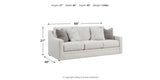 Maitelynn Chalk Sofa, Loveseat, Chair and Ottoman by Ashley at Eve Furniture
