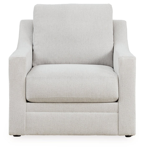 Maitelynn Chalk Sofa, Loveseat, Chair and Ottoman by Ashley at Eve Furniture