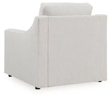 Maitelynn Chalk Sofa, Loveseat, Chair and Ottoman by Ashley at Eve Furniture