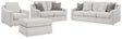 Maitelynn Chalk Sofa, Loveseat, Chair and Ottoman by Ashley at Eve Furniture