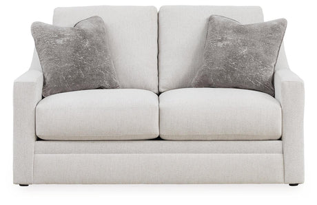 Maitelynn Chalk Loveseat by Ashley at Eve Furniture