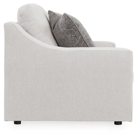 Maitelynn Chalk Loveseat by Ashley at Eve Furniture