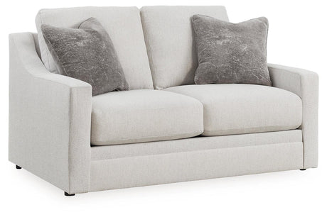 Maitelynn Chalk Loveseat by Ashley at Eve Furniture