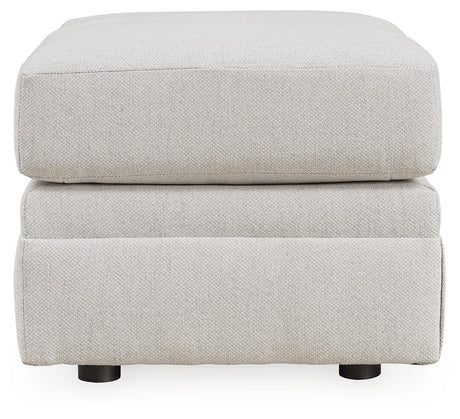 Maitelynn Chalk Ottoman by Ashley at Eve Furniture