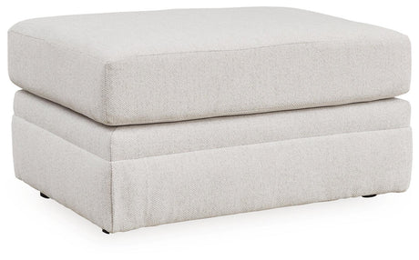 Maitelynn Chalk Ottoman by Ashley at Eve Furniture