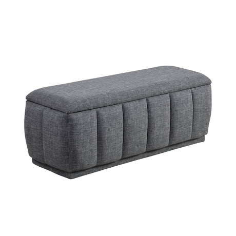 Maize Gray Storage Bench by Homelegance at Eve Furniture
