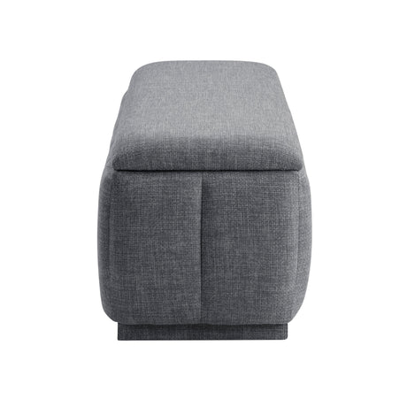 Maize Gray Storage Bench by Homelegance at Eve Furniture