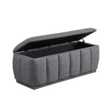 Maize Gray Storage Bench by Homelegance at Eve Furniture