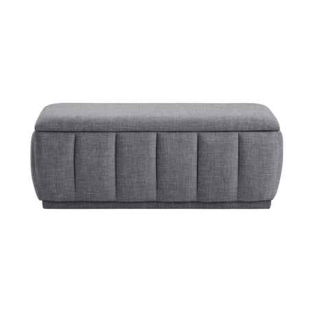 Maize Gray Storage Bench by Homelegance at Eve Furniture