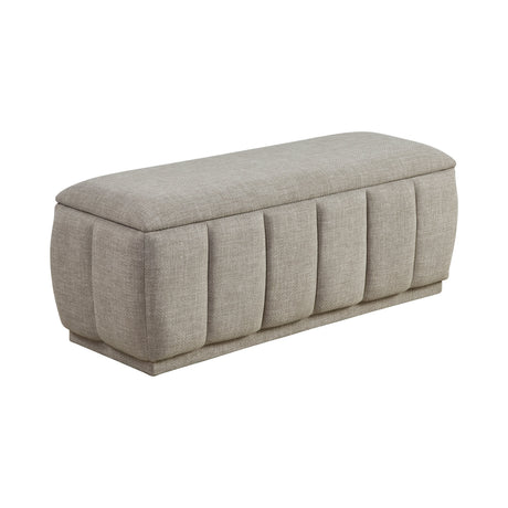 Maize Taupe Storage Bench by Homelegance at Eve Furniture