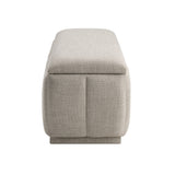Maize Taupe Storage Bench by Homelegance at Eve Furniture