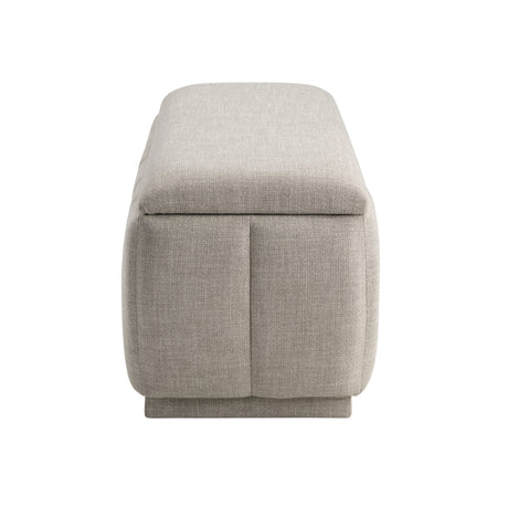 Maize Taupe Storage Bench by Homelegance at Eve Furniture