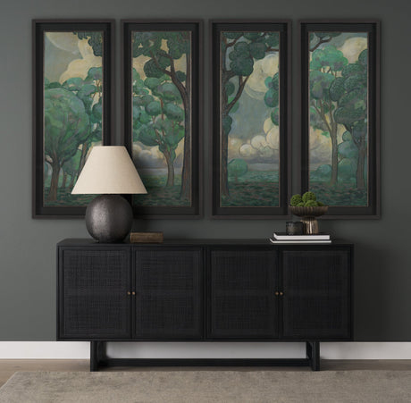 Majestic Garden III by Mercana Studio a Hand Embellished Framed Art Print under Glass by Mercana at Eve Furniture