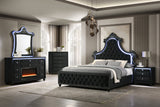 Majesty Black Platform Bedroom Set by Happy Homes at Eve Furniture