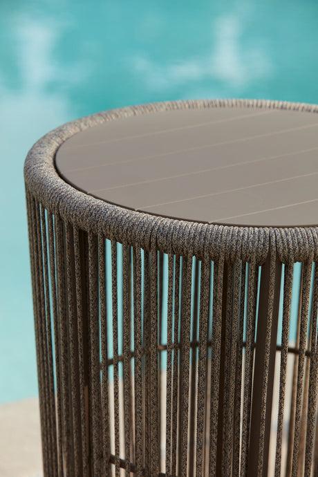 Majors Beach Beige Outdoor Table and 2 Chairs by Ashley at Eve Furniture