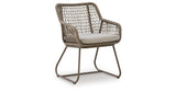 Majors Beach Beige Outdoor Table and 2 Chairs by ASHLEY FURNITURE at Eve Furniture