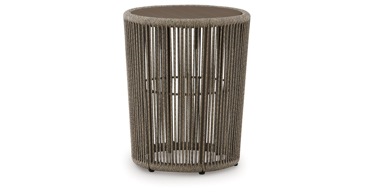 Majors Beach Beige Outdoor Table and 2 Chairs by ASHLEY FURNITURE at Eve Furniture