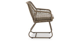 Majors Beach Beige Outdoor Table and 2 Chairs by ASHLEY FURNITURE at Eve Furniture