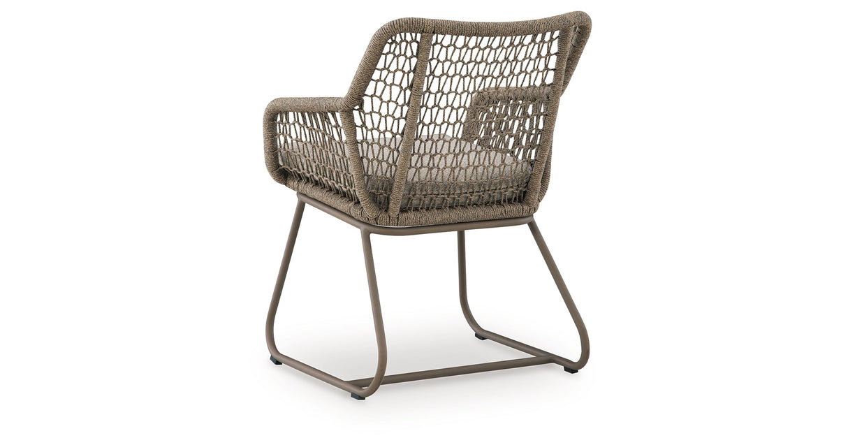 Majors Beach Beige Outdoor Table and 2 Chairs by ASHLEY FURNITURE at Eve Furniture
