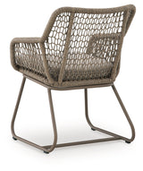 Majors Beach Beige Outdoor Table and 2 Chairs by ASHLEY FURNITURE at Eve Furniture