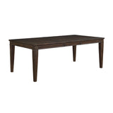Makah Dark Brown Extendable Dining Set by Homelegance at Eve Furniture