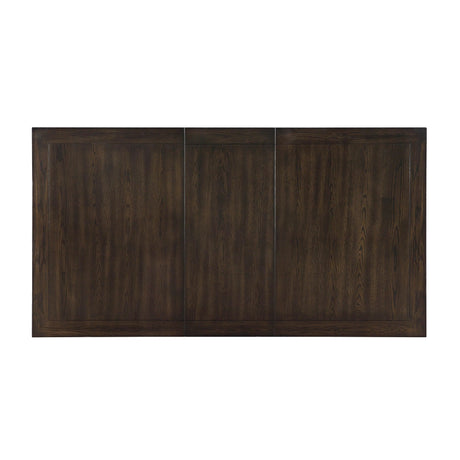 Makah Dark Brown Extendable Dining Set by Homelegance at Eve Furniture