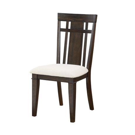 Makah Dark Brown Extendable Dining Set by Homelegance at Eve Furniture