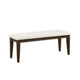 Makah Dark Brown Extendable Dining Set by Homelegance at Eve Furniture