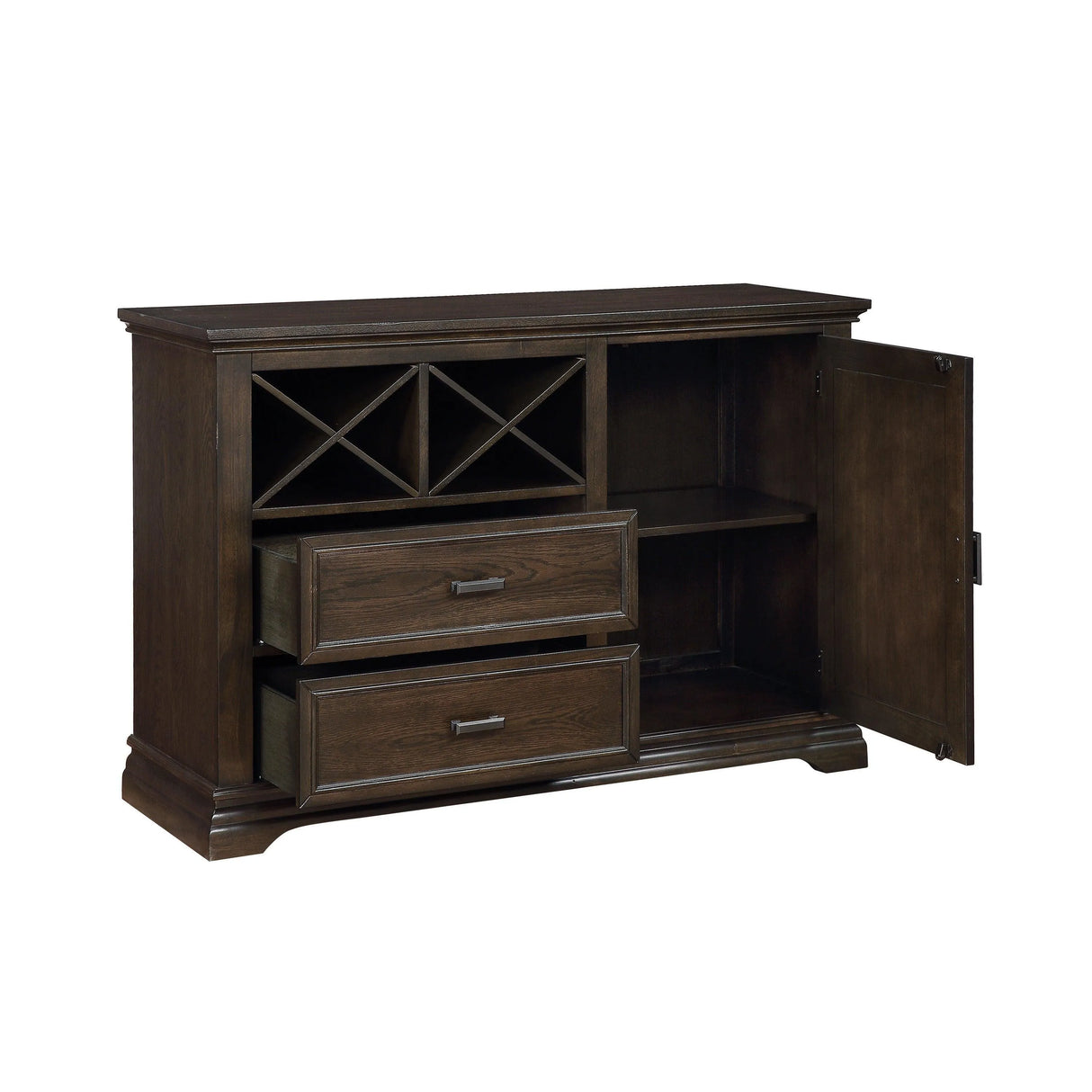Makah Dark Brown Server by Homelegance at Eve Furniture