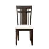 Makah Dark Brown Side Chair, Set of 2 by Homelegance at Eve Furniture
