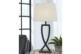 Makara Black/Brown Table Lamp by Ashley at Eve Furniture