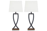 Makara Black/Brown Table Lamp by Ashley at Eve Furniture