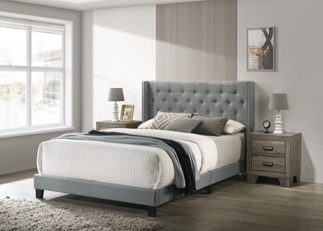 Makayla Gray Full Bed by Crown Mark at Eve Furniture