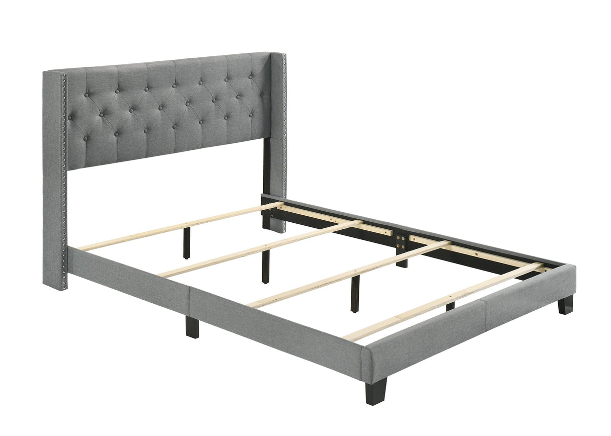 Makayla Gray Queen Bed by Crown Mark at Eve Furniture