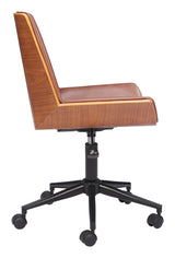 Maker Brown Office Chair by Zuomod at Eve Furniture