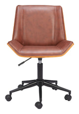 Maker Brown Office Chair by Zuomod at Eve Furniture
