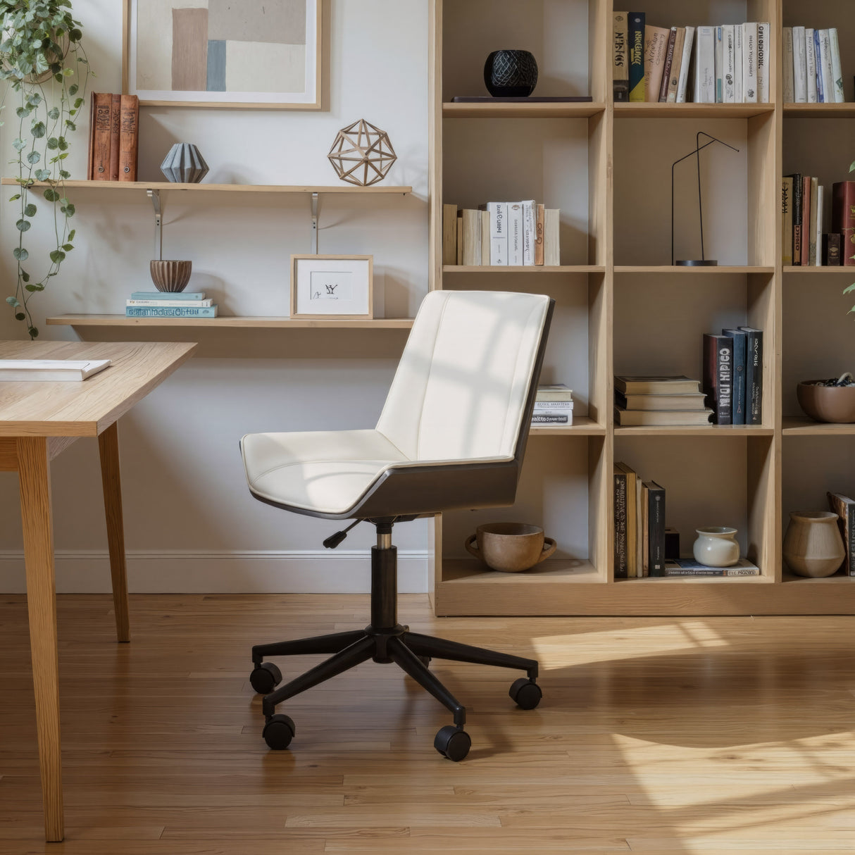 Maker White Office Chair by Zuomod at Eve Furniture