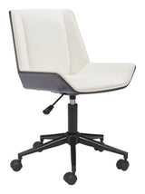 Maker White Office Chair by Zuomod at Eve Furniture