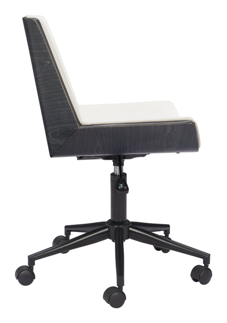 Maker White Office Chair by Zuomod at Eve Furniture