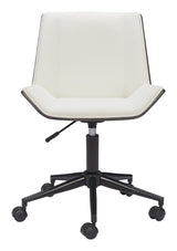 Maker White Office Chair by Zuomod at Eve Furniture