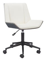 Maker White Office Chair by Zuomod at Eve Furniture
