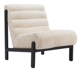 Maki Beige Accent Chair by Zuomod at Eve Furniture