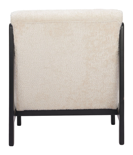 Maki Beige Accent Chair by Zuomod at Eve Furniture