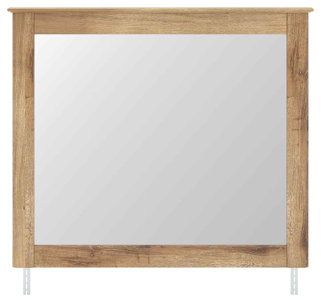 Makidern Tan Bedroom Mirror by Ashley at Eve Furniture