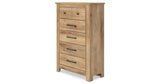 Makidern Tan Chest of Drawers by Ashley at Eve Furniture